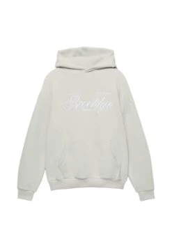 PULL & BEAR BROOKLYN - Felpa Con Cappuccio - Light Grey -PULL - BEAR Negozio 348a56d22cfc43f29c117dfb0b4ddd17