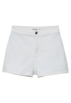 PULL & BEAR High-Waist- Shorts Di Jeans - White -PULL - BEAR Negozio 373c95fce0f5429b9ffd4fe548a5afc4