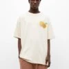 PULL & BEAR With Embroidered Graphic DetailT-Shirt Con StampaSand Uomo T-shirt E Polo PUC22O1MP-B11