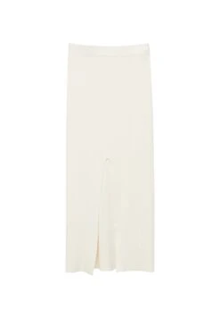 PULL & BEAR Long With Slit - Gonna Lunga - Beige -PULL - BEAR Negozio 3959a25f11b44267b1bb63abdf4404b9