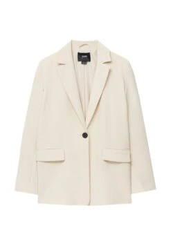 PULL & BEAR Basic- Blazer - Beige -PULL - BEAR Negozio 39879230e8444776a8aec1bc853b7e3c
