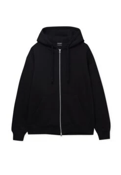 PULL & BEAR Basic Hoodie - Felpa Con Zip - Black -PULL - BEAR Negozio 39dd71bbee834b029950abe60ac8acb4