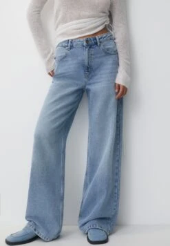 PULL & BEAR Wide-LegJeans BaggyBlue Denim Donna Jeans PUC21N0LX-K12