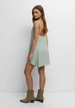 PULL & BEAR Short Strappy Beaded Vestito EstivoLight Green Donna Vestiti PUC21C15N-M11 -PULL - BEAR Negozio 3c2e0fababac4f97a039c8ed7be41bad
