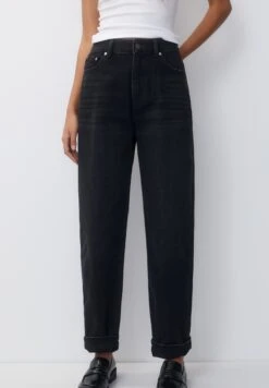 PULL & BEAR GauchoJeans A SigarettaBlack Donna Jeans PUC21N0MT-Q11