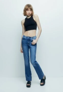 PULL & BEAR TankTopBlack Donna T-shirt E Top PUC21D29M-Q11 -PULL - BEAR Negozio 3cf49c566f584f8b8b75437f7b967db7