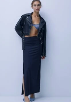 PULL & BEAR Biker Giacca In SimilpelleBlack Donna Giacche E Blazer PUC21G0IA-Q11 -PULL - BEAR Negozio 3d473e6fa70e4a5fad9fa012c0f3983d