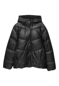 PULL & BEAR PufferGiacca In SimilpelleBlack Donna Giacche E Blazer PUC21U0GB-Q11 -PULL - BEAR Negozio 3e34515d1ec04817963b7a4a76629507