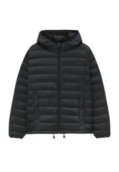 PULL & BEAR Mit Kapuze - Giacca Invernale - Black -PULL - BEAR Negozio 3f40db84d48f473b9875dbc2f4c689e3
