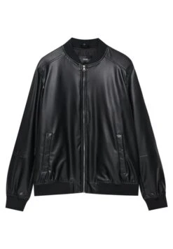 PULL & BEAR Basic Giacca In SimilpelleBlack Uomo Giacche PUC22T0SK-Q11 -PULL - BEAR Negozio 4063865410bc475ba9f08277a8457806