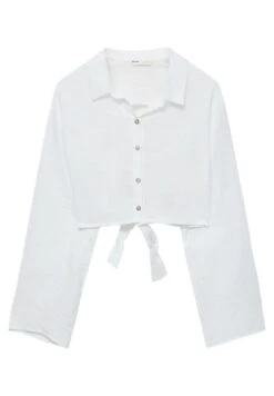 PULL & BEAR Cropped Open BackCamiciaWhite Donna Camicie E Bluse PUC21E10W-A11 -PULL - BEAR Negozio 40a53fbfbe0343dfb6c38c27aa3c2ab6