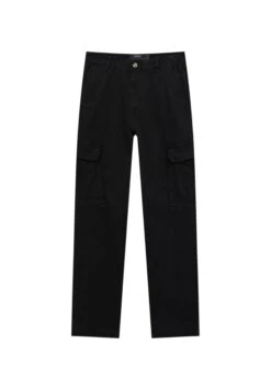 PULL & BEAR Straight FitPantaloni CargoBlack Uomo Pantaloni PUC22E0EI-Q11 -PULL - BEAR Negozio 414d53bf49374592822ed75ba9c4e888