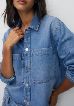 PULL & BEAR CamiciaBlue Denim Donna Camicie E Bluse PUC21E11U-K11 -PULL - BEAR Negozio 416591724223403bbc1b0e2b3dc6c7d0