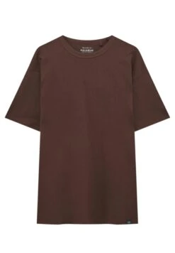 PULL & BEAR Heavy WeightT-Shirt BasicMottled Brown Uomo T-shirt E Polo PUC22O1BR-O11 -PULL - BEAR Negozio 45ab6b5d3e784b0d870b4c084adb3a8b