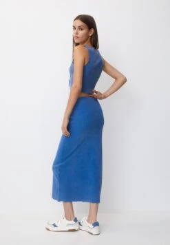 PULL & BEAR Faded Midi- Gonna A Tubino - Blue -PULL - BEAR Negozio 45c136701e2d4dae87c5c7fe52cf549b