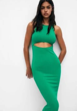 PULL & BEAR Long Cut OutTubinoGreen Donna Vestiti PUC21C12U-M11 -PULL - BEAR Negozio 45cc45f1b72e4734bd6db4f2af7f7fd8