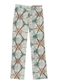 PULL & BEAR Straight Fit Rustic Tie Dye- Pantaloni - Green -PULL - BEAR Negozio 4679d2b5ae8d49848817e1576b3d7a47