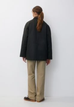 PULL & BEAR Waxed CollarGiacca Da Mezza StagioneBlack Donna Giacche E Blazer PUC21G0IZ-M11 -PULL - BEAR Negozio 469dadb6650d4c2bae55cadd93d0b2e8
