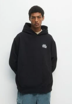 PULL & BEAR Stay United GraffitiFelpa Con CappuccioBlack Uomo Maglieria E Felpe PUC22S0QG-Q11