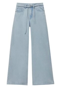 PULL & BEAR Wide-Leg With BeltJeans A ZampaBlue Denim Donna Jeans PUC21N0LD-K11 -PULL - BEAR Negozio 4a4faa8660fa4cf4aca1a1bc2795c0c1