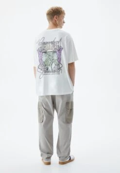 PULL & BEAR Short SleeveT-Shirt Con StampaWhite Uomo T-shirt E Polo PUC22O1QQ-A11 12 PULL & BEAR Short SleeveT-Shirt Con StampaWhite Uomo T-shirt E Polo PUC22O1QQ-A11 -PULL - BEAR Negozio 4baa597f307c460eb5af3b525c7997ca