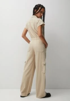 PULL & BEAR LongTuta JumpsuitBeige Donna Tute Jumpsuit PUC21T0AI-B11 -PULL - BEAR Negozio 4d3227dec1544784a32c54b55a376cb9