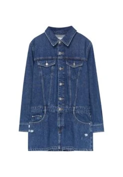 PULL & BEAR Short Button-UpVestito Di JeansBlue Denim Donna Vestiti PUC21C16H-K11 -PULL - BEAR Negozio 4e5f965b4fde4bdca1715d1d51e7118d