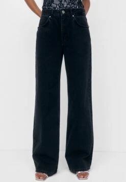 PULL & BEAR Jeans A ZampaBlack Denim Donna Jeans PUC21N0KI-Q11