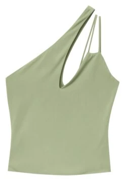PULL & BEAR Asymmetric Strap - Top - Khaki -PULL - BEAR Negozio 4f40cab6411b4040b84343ffbf858da8