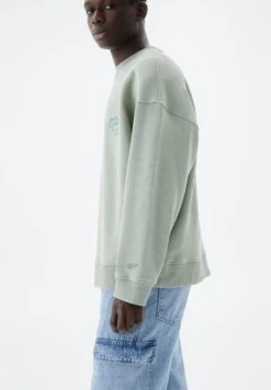 PULL & BEAR Green Garment-DyeFelpaGreen Uomo Maglieria E Felpe PUC22S0QZ-M11 -PULL - BEAR Negozio 50083729a6e8478990b6e1922244f1a8