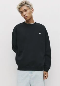 PULL & BEAR ROUND NECK STWD - Felpa - Black -PULL - BEAR Negozio 52d91079d20448a49b418d4cca7c0ada