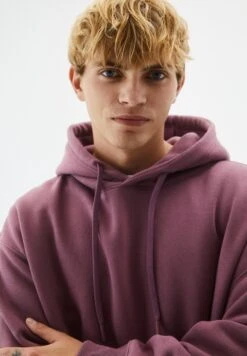 PULL & BEAR Basic ColouredFelpa Con CappuccioPink Uomo Maglieria E Felpe PUC21009J-J11 -PULL - BEAR Negozio 53cf7607e5364666ac483ba680c6d418