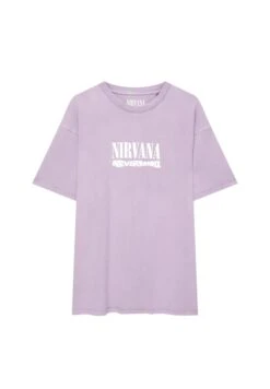 PULL & BEAR NevermindT-Shirt Con StampaMottled Lilac Uomo T-shirt E Polo PUC22O1NA-I11 -PULL - BEAR Negozio 549e038bd89a4fd18ed6b62f511366dc