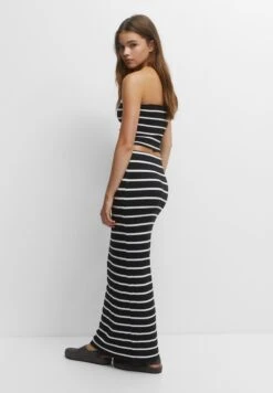 PULL & BEAR Long StripedGonna LungaBlack Donna Gonne PUC21B0K9-Q11 -PULL - BEAR Negozio 585fbc9e48974dbfbd961382f1269c55