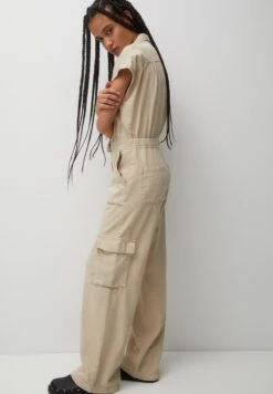 PULL & BEAR LongTuta JumpsuitBeige Donna Tute Jumpsuit PUC21T0AI-B11 -PULL - BEAR Negozio 591f2960ab124cd28dfed50f4feff233