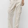 PULL & BEAR Straight FitPantaloni CargoBeige Donna Pantaloni PUC21A0UI-B11