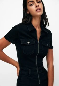 PULL & BEAR Tuta JumpsuitBlack Donna Tute Jumpsuit PUC21T0AD-Q11 -PULL - BEAR Negozio 5a682763042a4678a328dc2cc4c0c1b3