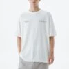 PULL & BEAR Short SleeveT-Shirt Con StampaWhite Uomo T-shirt E Polo PUC22O1QQ-A11