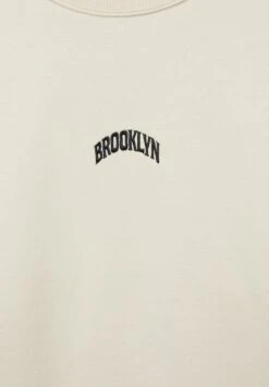 PULL & BEAR Brooklyn Varsity- Felpa - Mottled Beige -PULL - BEAR Negozio 5cc054167e4d4886b44ff46f61ac14f4