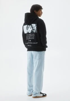 PULL & BEAR Bruce Lee Felpa Con CappuccioBlack Uomo Maglieria E Felpe PUC22S0RA-Q11