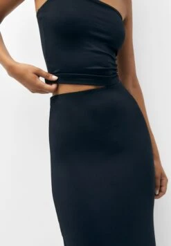 PULL & BEAR Basic-Midi - Gonna A Tubino - Black -PULL - BEAR Negozio 5d93cb9764d74ef6b944ad3a5fd6a6e1