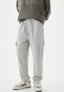 PULL & BEAR JoggersPantaloni CargoLight Grey Uomo Pantaloni PUC22E0F0-C11