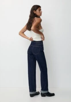 PULL & BEAR Low-Waist SelvedgeJeans A SigarettaDark Blue Donna Jeans PUC21N0MR-K11 12 PULL & BEAR Low-Waist SelvedgeJeans A SigarettaDark Blue Donna Jeans PUC21N0MR-K11 -PULL - BEAR Negozio 5f2bb02b237b4ac8807213c7d598e3f7