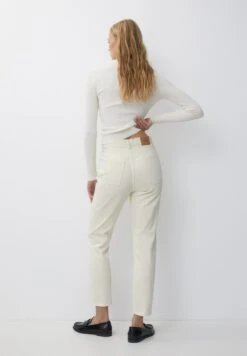 PULL & BEAR Mom - Jeans Tapered Fit - Mottled Beige -PULL - BEAR Negozio 5f40ffa9b9ba4cffab6154283474c9b2