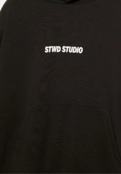 PULL & BEAR STWD STUDIO - Felpa Con Cappuccio - Black -PULL - BEAR Negozio 5f5f5aadabeb4ab8a9cf7af33d7f9afb