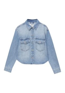 PULL & BEAR With PocketsGiacca Di JeansBlue Denim Donna Giacche E Blazer PUC21G0IL-K11 -PULL - BEAR Negozio 5f7ef7888fa84d5682c982992c41a61b