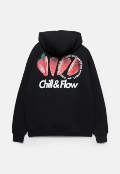 PULL & BEAR STWD STRAWBERRY - Felpa - Black -PULL - BEAR Negozio 6015119c7acc4d6c986093222365a874