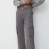 PULL & BEAR BasicPantaloni CargoDark Grey Donna Pantaloni PUC21A0UZ-C11 -PULL - BEAR Negozio 617b6d0d97284843a6f07585faae3c1b