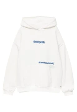 PULL & BEAR Follow Your Potential Felpa Con CappuccioWhite Donna Felpe PUC21J119-A11 -PULL - BEAR Negozio 63a872bdf22a459e9aa4ddd1a30dfc13