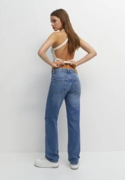 PULL & BEAR Mid-WaistJeans A SigarettaBlue Denim Donna Jeans PUC21N0LT-K11 -PULL - BEAR Negozio 65400769b8fd4b159bfd2a5b854c3d47